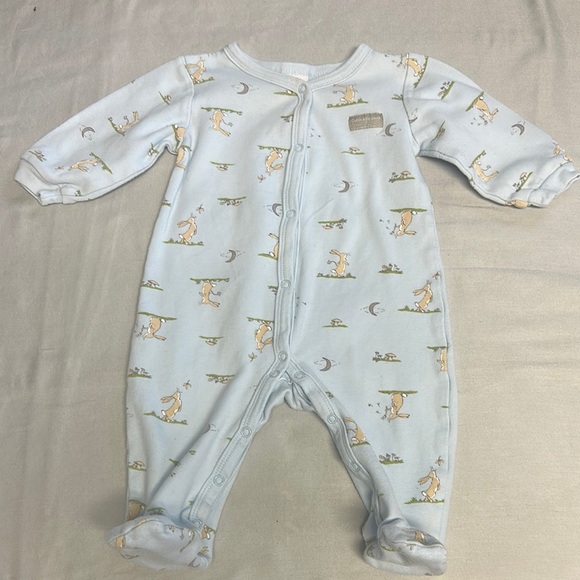 Guess How Much I love You - Blue Footie One Piece with Zipper - Picture 1 of 4